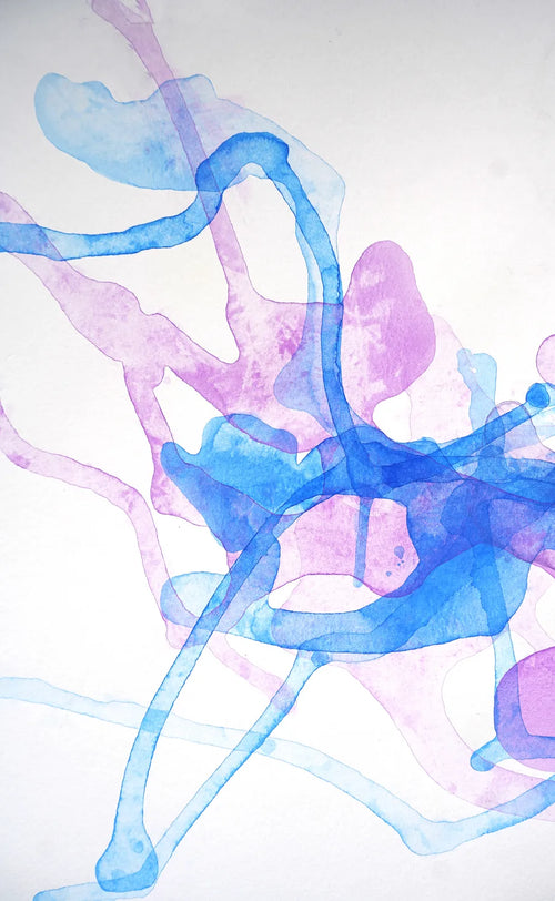 Angry, watercolour on paper, 2024, by Kaami