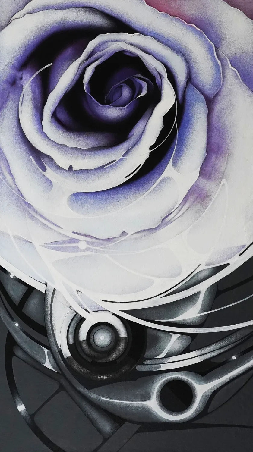 Beauty of Life, acrylic, canvas on board, 2021, by Kaami