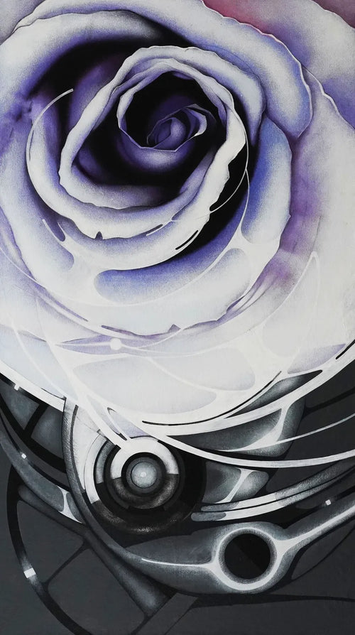 Beauty of Life, acrylic, canvas on board, 2021, by Kaami